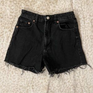 Black Zara Jean Shorts